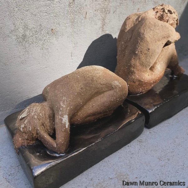 Two People Sitting